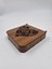 Ahşap Dekoratif Kutu 12 cm x 12 cm x 3 cm No5 5