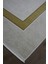 Luce Çerçeveli Krem Gold Çizgili Akrilik Makine Halısı 2