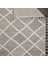 Willy Geometrik Gri Polyester Kaydırmaz Tabanlı Makine Halısı 4