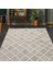 Willy Geometrik Gri Polyester Kaydırmaz Tabanlı Makine Halısı 5