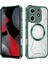 Case For Tecno Spark 10 Pro Için Manyetik Halkalı Şeffaf Akrilik Darbeye Dayanıklı Koruyucu Kılıf-Yeşili (Yurt Dışından) 1