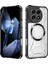 Case For Oneplus 13 Için Manyetik Halkalı Şeffaf Akrilik Darbeye Dayanıklı Koruyucu Kılıf-Siyah (Yurt Dışından) 1