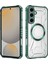 Case For Samsung Galaxy S24 Fe Için Manyetik Halkalı Şeffaf Akrilik Darbeye Dayanıklı Koruyucu Kılıf-Yeşili (Yurt Dışından) 1