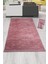Pembe Spor Saçaklı Kaymaz Taban Makinede Yıkanabilir Halı ve Yolluk 1