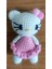 Sevimli Kedi Figürü Pembe 4
