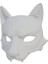 3D Baskı Tilki Yarım Yüz Maske (Boyanabilir - Hobi ve Dekor Için) 1