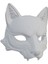 3D Baskı Tilki Yarım Yüz Maske (Boyanabilir - Hobi ve Dekor Için) 4