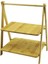 Portatif Ayaklı - 2 Katlı Ahşap Bambu Organizer Raf =18X28 - 22X28CM Y: 6-20-39CM (4887) 1