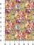%100 Pamuk Saten Kumaş Panel – 6 Desenli Dijital Baskılı Tek Parça Patchwork Kumaş | 140 G/m², 155×100 cm 5