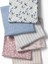 %100 Pamuk Saten Kumaş Panel – 6 Desenli Dijital Baskılı Tek Parça Patchwork Kumaş | 140 G/m², 155×100 cm 2