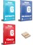 6. Sınıf Matematik Fen Bilimleri ve Türkçe Soru Bankam 3lü Set + Telefon Standı 1