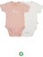 Bistyle Flying Bloom White Yarım Kol 2'li Body 17118 Ekru Gül Kurusu 1