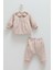 Pretty Baby Bebe Yaka Alt Üst Takım - Caramell - TKK2132 - Vizon - 6 - 9 Ay - TKK2132-VIZON-6 - 9 Ay Vizon 1