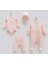Tıny Lace 4lü Takım - Caramell - ZK1912 - Pembe - 1 - 3 Ay - ZK1912-PEMBE-1 - 3 Ay Pembe 1