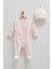 Cute Rabbıt Bereli Çiçek Nakışlı Tulum - Caramell - TK1478 - Pembe - 0 - 1 Ay0 - 1 Ay - TK1478-PE-0 - 1 Ay0 - 1 Ay Pembe 1