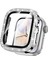 Apple Watch Seri 10 & 11 UYUMLU(42MM) Temperli Cam+Ekran Koruyucu Elmas Detaylı Kılıf 1