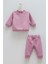 Basıc Kız Armalı Üç Iplik Alt Üst Takım - Caramell - TKK1883 - Lila - 9 - 12 Ay - TKK1883-LILA-9 - 12 Ay Lila 1