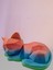 3D Renkli Uyuyan Kedi Figür /kedi Biblo /hediye 3