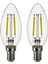 Solhetta LED Ampul E14 Işık Rengi Sıcak Beyaz 2700 Kelvin 250 Lm 2 Adet 1