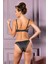 Zincir Detaylı Toparlayıcı Minimizer Sütyen Slip Külot Takım Siyah (TRK31741) 2