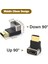 90 Derece HDMI Çevirici Dönüştürücü 8k 3