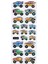 Sticker Kabartmalı Sticker Defter Planlayıcı Etiket (CB592) 16X7 Cm- Monster Truck Araba 2