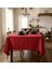 Kırmızı Kadife Dokulu Dertsiz Masaörtüsü 1