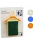 Askı Standlı Renkli Plastik - Yapışkanlı Bulaşık Süngeri 16X11X3.4CM (4887) 1