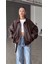 Pb Oversize Bomber Deri Ceket 4