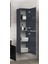 Viola1 Antrasit 140 cm Mdf Banyo Boy Dolabı--Hazır Kurulu 2