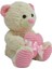 62915 35 cm Kalbi Kurdeleli Peluş Ayı -Hly 2