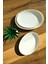 Bone Luz Form Kayık Tabak Seti Platin 3 Parça 2