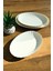 Bone Luz Form Kayık Tabak Seti Platin 3 Parça 3