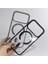 iPhone 17 Pro Max Kılıf Magsafe Wireless Kablosuz Şarj Destekli Kenar Renkli Arkası Şeffaf Clear 2