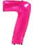 Rakam Balon 7 Rakamı Fuşya - 70CM 1