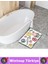 Dayanıklı Uzun Ömürlü Kaymaz Leke Tutmaz Ultra Su Nem Koku Emici Çok Şık 3D Banyo Paspası 40X60 cm 2