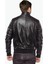Asensio Hakiki Deri Erkek Siyah Ceket-Mont 3
