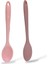 Ivory Silikon Yemek Kaşığı Pembe (27,5 Cm) 1 Adet 1