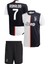 Ronald0 7 Numara 2019/2020 Sezon Iç Saha Juventus Futbol Çocuk Forması 2'li Set 1