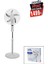 18 Inc 45 cm Kumandalı Sanayi Tipi Ayaklı Vantilatör 5-Metal Pervane 3-Kademe Hız 65W Y:137CM (4887) 2