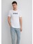 Mavi Logo Baskılı Beyaz Tişört 0611039-620 8