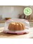 Kilitli Kapaklı Pasta Kek Börek Taşıma ve Saklama Kabı – Büyük Boy 34 Cm, 7 Lt Kek Fanusu, Bpa Içermez 1