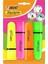 Marking Flat Higlighter Fosforlu Kalem 4'lü Blister, 4 Renk (Sarı, Turuncu, Pembe, Yeşil), Su 1