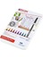 1200 Ince Uçlu Keçeli Kalem - 10 Parlak Renkli Set - Metal Kutu - Yuvarlak Uçlu 1 mm 2