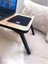 Foldaway Telefon ve Tablet Bölmeli Katlanır Ayaklı Laptop Sehpası Notebook Bilgisayar 4