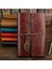 Nectaroy Retro Vintage Yapraklı Not Defteri, Klasik Pu Deri Kapak, Seyahat Defteri, Travel Journal 4