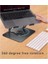 ZR-110 B Alüminyum 360 Derece Dönen Tabanlı Katlanabilir Taşınabilir Laptop Standı (Koyu 2