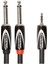 Black-Serisi Bağlantı Ekleme/split Kablo – 3,5 mm -Trs - 2x 6, 3 mm Jak, Uzunluk: 3 M – 6