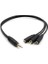 3 Lü Stereo Çoklayıcı 3 x 3.5 mm Aux Ses Sistemi Kablosu 1