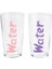 Water Bardak 570 ml 2'li Set Pembe & Mor 1